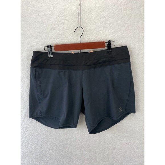 Oiselle Shorts Womens Size 8 Black Workout Athletic Running Lined Comfort - Picture 1 of 10